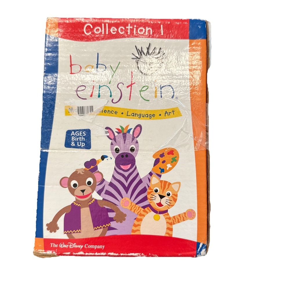 Baby Einstein Collection 1 Boxed Set 9 DVDs Math Science Language‎ Art